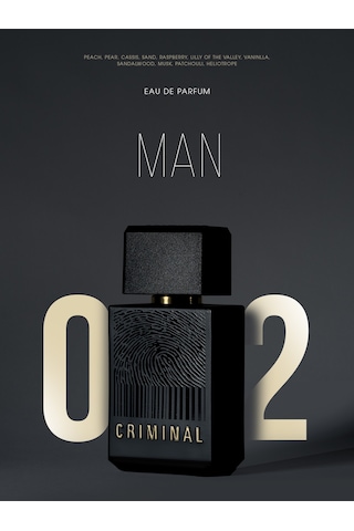 Criminal Man 02 Edp 50 ml Erkek Parfüm