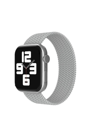 Koodmax Apple Uyumlu Watch Solo Loop Esnek Örgü Kordon 1 2 3 4 5 6 7 8 Se Ultra - M Beden 38 40 41mm