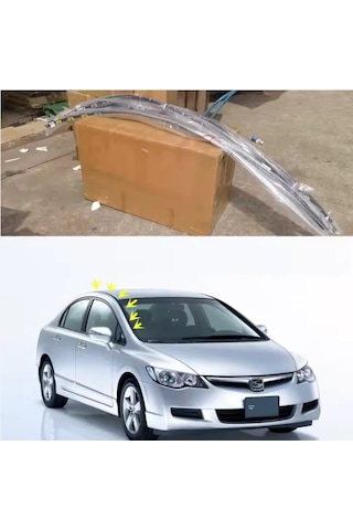 Honda Cıvıc Tavan Çıtası Fd6 Takım 2006-2011 Sağ Ve Sol 2 Adet