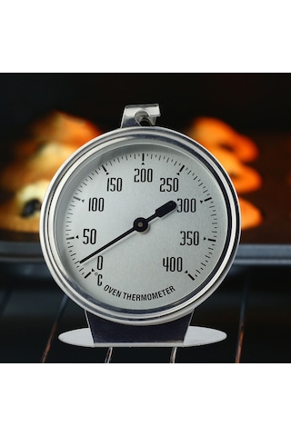 Çelik Manuel Fırın Termometre Sıcaklık Ölçer Thr225