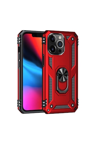 Apple Uyumlu iPhone 13 Pro Kılıf Zore Vega Kapak Gri