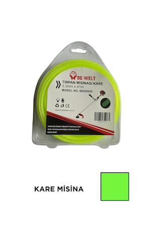 Tırpan Misina Kare- 3.3mm 41 Metre - Yüksek Kalite Tırpan Misina Kare- 3.3mm 41 Metre - Yüksek Kalite