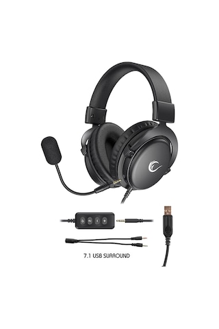 Rampage R36 Drop 7.1 Surround Kulak Üstü Oyuncu Kulaklığı