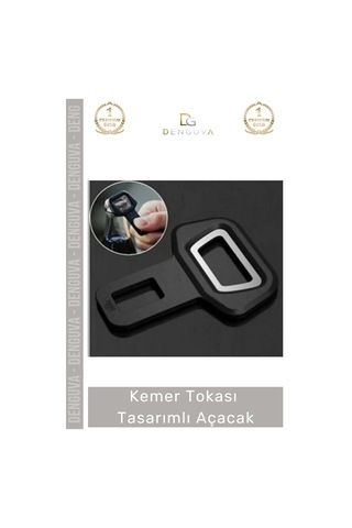 Otoaksesuar Araç Aksesuarı Metal 2 Adet Formlu Sağlam Kemer Tkası Tasarımlı Açacak Çok Renkli