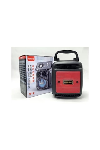 Kimiso Kms-1181 Işıklı Bluetooth Hoparlör Mini Speaker Usb/sd Kart/fm Radyo Rz-043