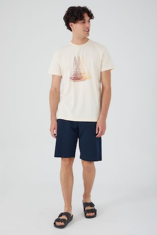 Arnetta Sailing And Sea Kırık Beyaz Erkek Bermuda Takım 001