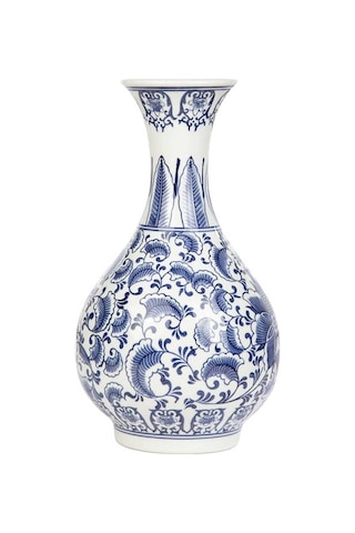 Bleu Blanc Vazo 35,5cm Çok Renkli