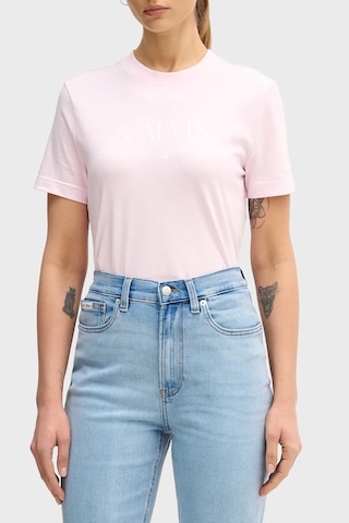 Calvin Klein Bayan T Shirt Lv047e813g Tn9 Pembe Pembe