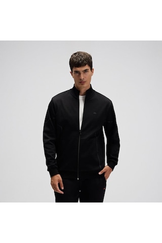 Ellesse Em545-bk Fermuarlı Erkek Sweatshirt - Siyah Siyah
