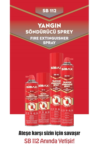 Sibax Sb112 Yangın Söndürme Spreyi 1000 Ml