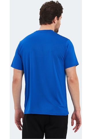 Slazenger OSWIN IN Erkek  Saks Mavi Tişört