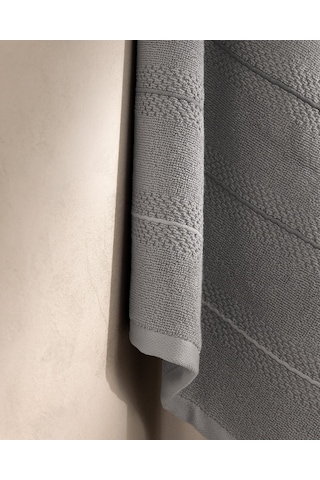 Madame Coco Celeste %100 Pamuk Yüz Havlusu - Gri - 50x80 Cm 8684427342596 Çok Renkli