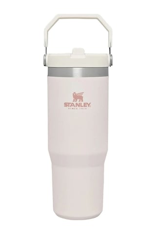 Stanley The Iceflow Flip Straw Pipetli Termos Bardak Gülkurusu 0.89 L