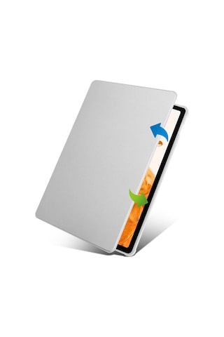 Zore Galaxy Tab S9 Plus Kılıf Uyumlu Termik Kalem Bölmeli Dönebilen Standlı Kılı Tablet Kılıfı