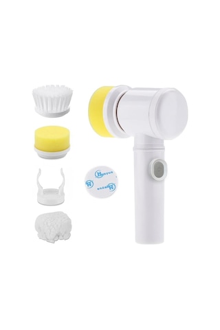 Sn-20457 Çok Fonksiyonlu Banyo Mutfak Lavabo Şarjlı Temizlik Fırçası Renkli