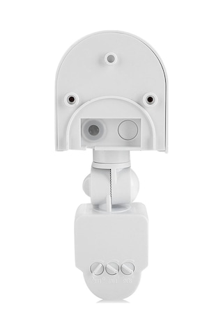 Shineyee Beyaz Abs+pc Entegreli 110-240v Entegreli Kızılötesi Hareket Sensörü, 12m Algılama Mesafesi, 180 Açı, Ayarlanabilir Zaman Gecikmesi Ve Işık Seviyesi İle Led/flüoresan Lambalar Akıllı Kontrol