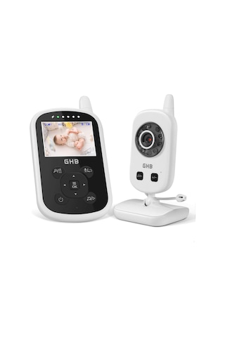 Ghb Bebek Kameralı Telsiz Monitör, 2.4 Ghz, Iki Yönlü Konuşma, Eco Mod, Gece Görüşü, Sıcaklık Sensörü Kamera Sistemi