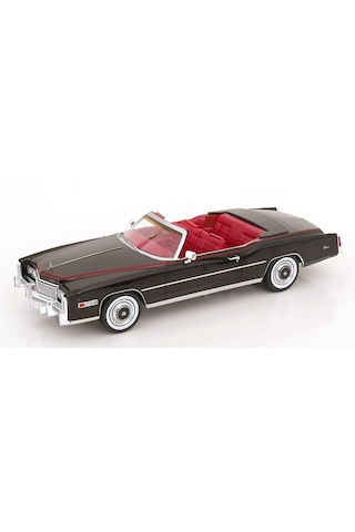 1:18 Ölçek Mcg 1976 Cadillac Eldorado Convertible Diecast Metal Minyatür Model Araba 25cm