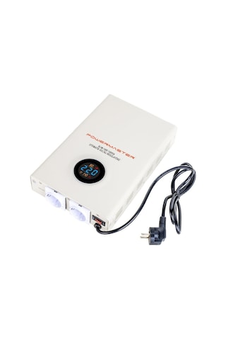 Powermaster Slım-1500 Otomatik 1500 Watt Kombi Voltaj Regülatörü-92075