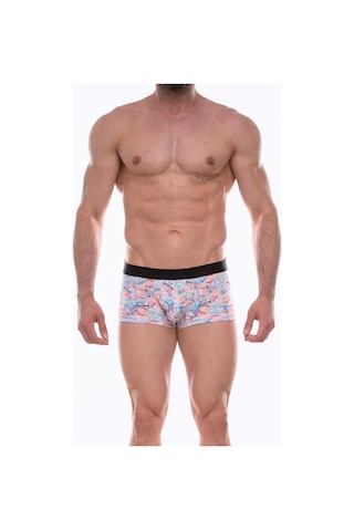 Erkek Çok Renkli Fantezi Giyim Desenli Boxer Hf072211