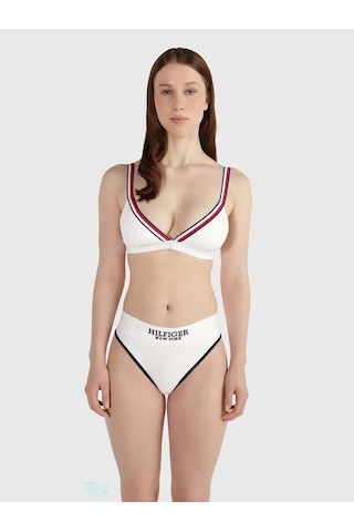 Tommy Hilfiger Tommy Hılfıger Kadın Bikini Üstü Uw0uw05290-ycf Uw0uw05290-ycf Beyaz