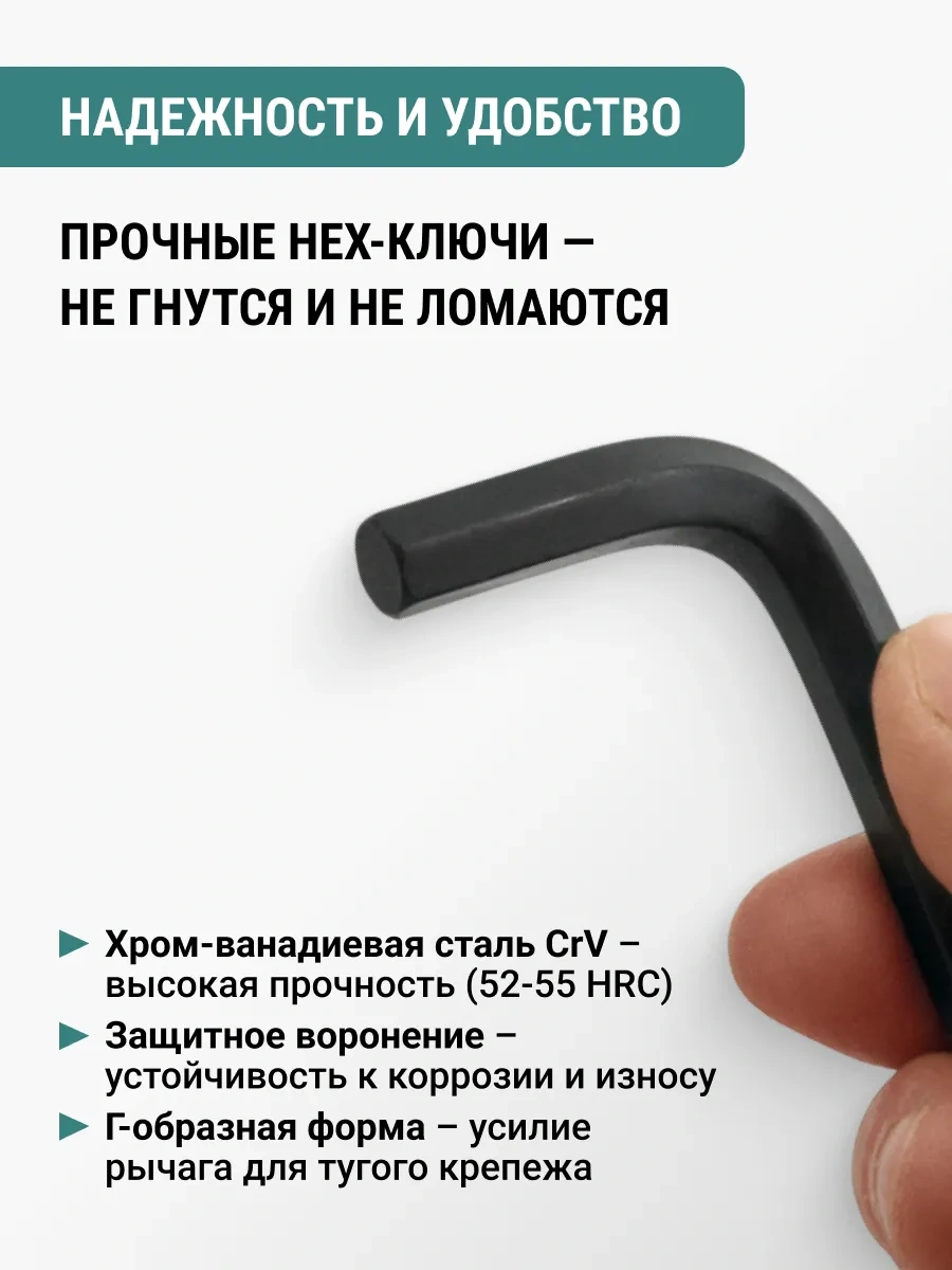 Vıra 9 Parçalı Crv Altıgen Anahtar Seti 6030940