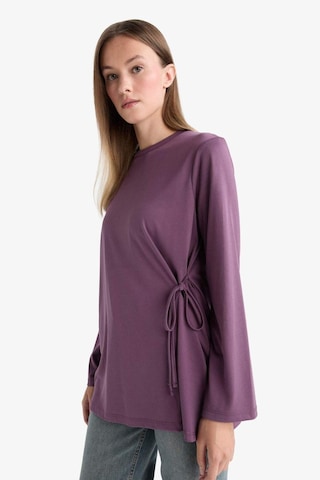 Defacto Regular Fit Modal Uzun Kollu Tunik G0305ax25aupr79 Mor