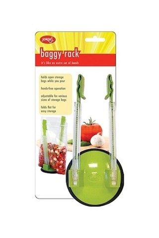 Baggy Rack Tezgah Üstü Buzdolabı Saklama Torbası Poşet Tutacağı