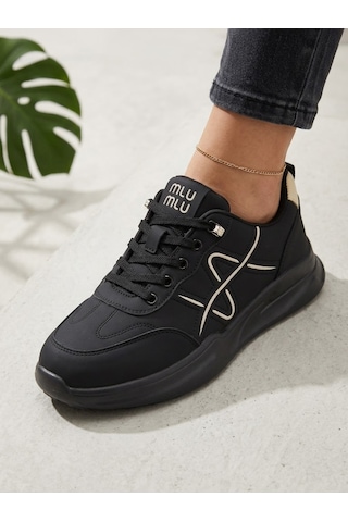 Stoneclass Kadın Kışlık Sneaker Su Geçirmez Kaydırmaz Ortopedik Hafif Taban Avrupa Standartlarında İthal Üretim siyah