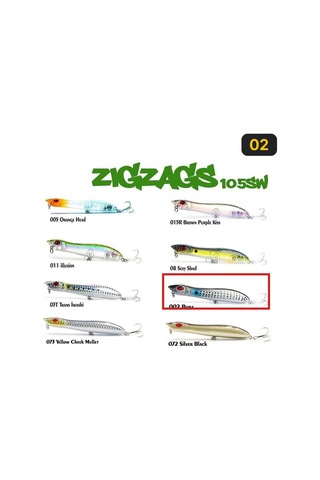 Fujin Zigzags 105sw 10gr Maket Balık 073 Yellow Cheek Mullet
