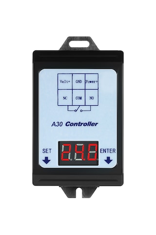 Yunboo A30-u1 Dış Kapaklı Dc 6-80v Voltaj Rölesi, Aşırı Düşük Gerilim Koruması, Akü Şarj/deşarj Zamanlayıcı, Üst/alt Limit Kontrolü