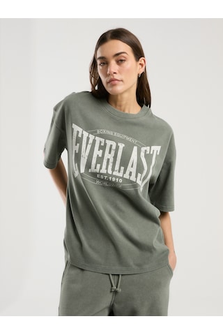 Everlast Authentic Boxing Wmn Oversize Haki Kadın Tişört Haki