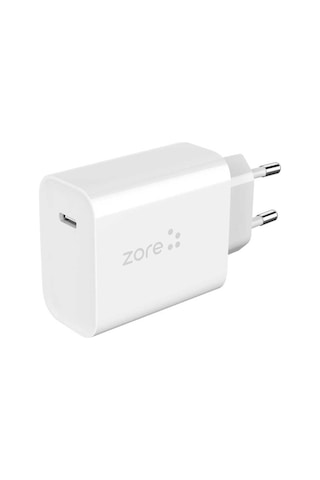 Zore Xmac Serisi X3 20W Seyahat Şarj Başlığı Beyaz
