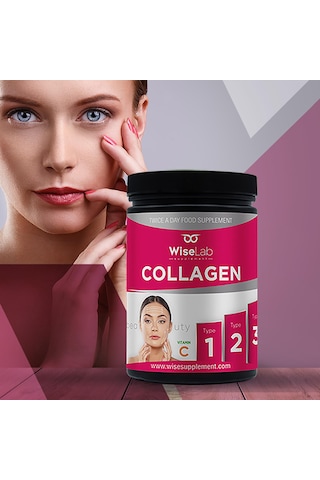 Wiselab Beauty Collagen Powder Tip123 Vitamin C 300gr