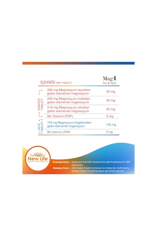 New Life Mag 4 Day&night 30 2 Tablet