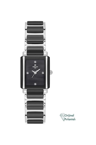 Hislon Ql215t-04ss Classic Queen Collection Kadın Kol Saati Füme