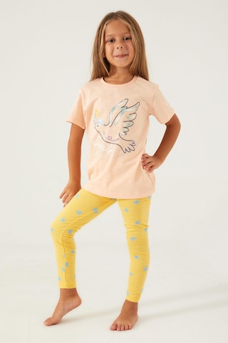 Roly Poly 3075 Bird Smile Kız Çocuk Tayt Takım SOMON