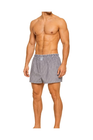 The Don Poplin Erkek Boxer Kahverengi Çizgili Kahverengi