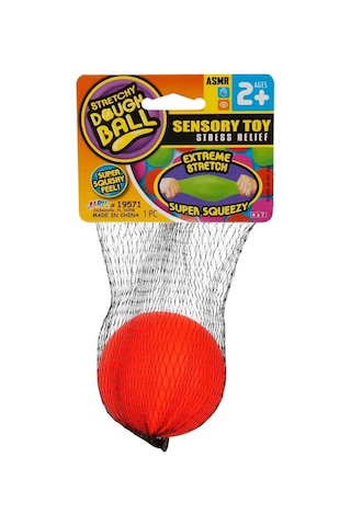 Stretchy Dough Ball - Stres Giderici Esnek Oyun Hamuru Topu - Turuncu
