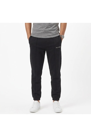 Tommy Hilfiger Pamuklu Jogger Regular Fit Eşofman Altı Siyah