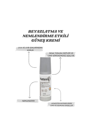 Natexia Beyazlatma Etkili Pigmend Güneş Koruyucu Losyon SPF50+ 100 Ml