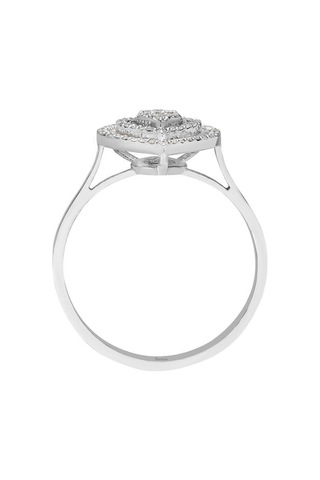 Sirius F Renk 0,23 Karat Baget Pırlanta Damla Yüzük 0841R0055