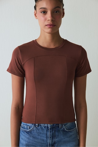 Penti Kapuçino Bisiklet Yaka Slim Fit Modal Baby Tee Tişört
