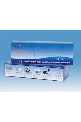 Tmc Silecek Motor Seti Krom 12V 90 Derece Krom