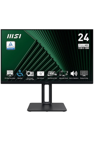 MSI PRO MP245PG 23.8" 100 Hz 1 Ms FHD Adaptive Sync IPS Pivot Monitör