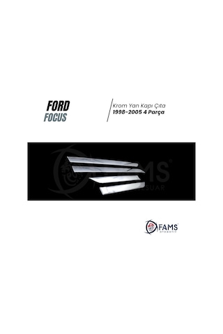 Ford Focus 1 Krom Yan Kapı Çıta 4 Kapı 1998-2005 P.çelik