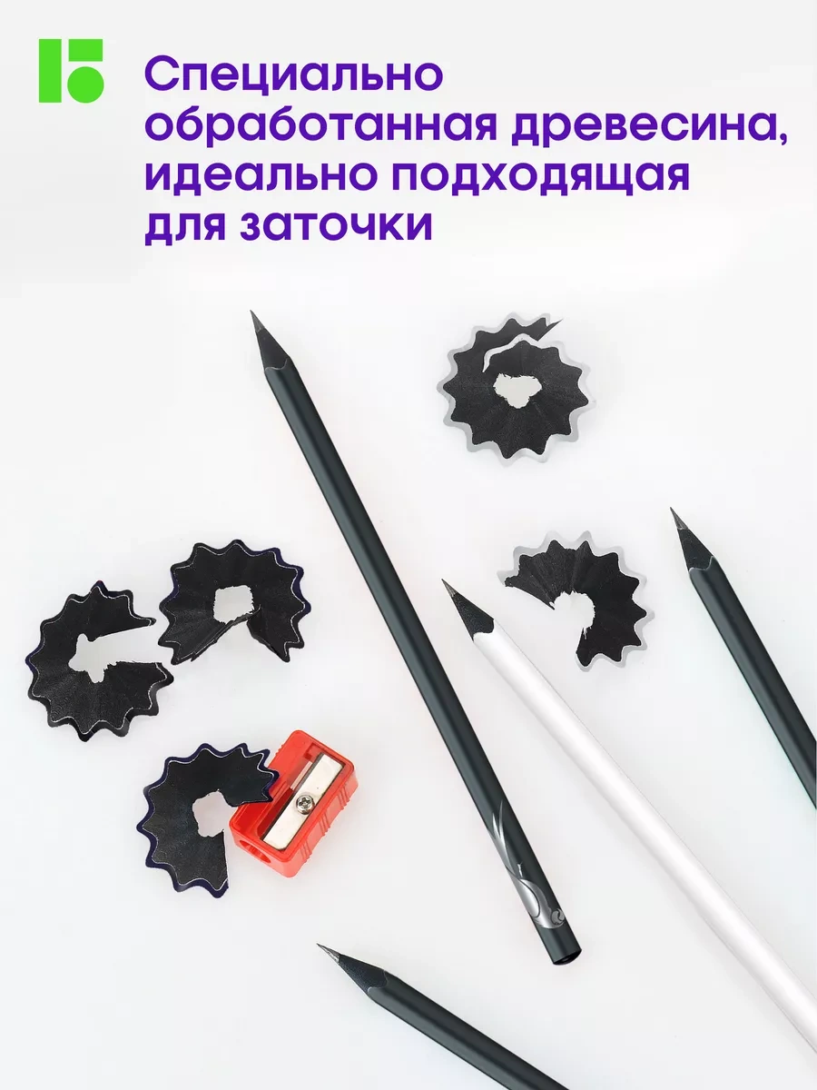 Berlingo Kurşun Kalem Seti Hb Siyah Kurşunlu Okul İçin 12'li 19253800 Siyah