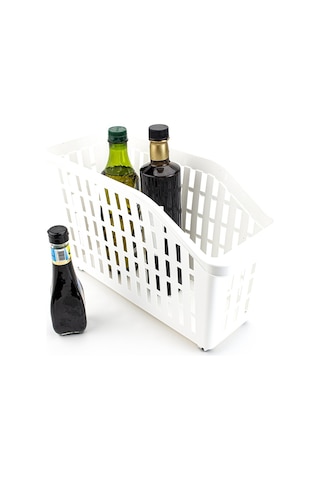 13l Tekerlekli Düzenleyici Sepet Çok Amaçlı Sepet - Şeffaf