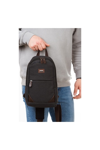 Newish Polo Erkek Usb Çıkışlı Çapraz Bel Ve Omuz Çantası New321 - Kahverengi