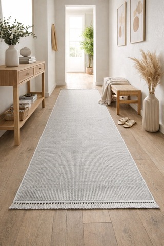 Mariesse Home Naturel Bukleli Yumuşak Dokulu Iskandinav Yolluk Modern Halı Oturma Odası Mutfak Halısı Koridor Tyc6271ae83f9c33b66149100 E603 Gri